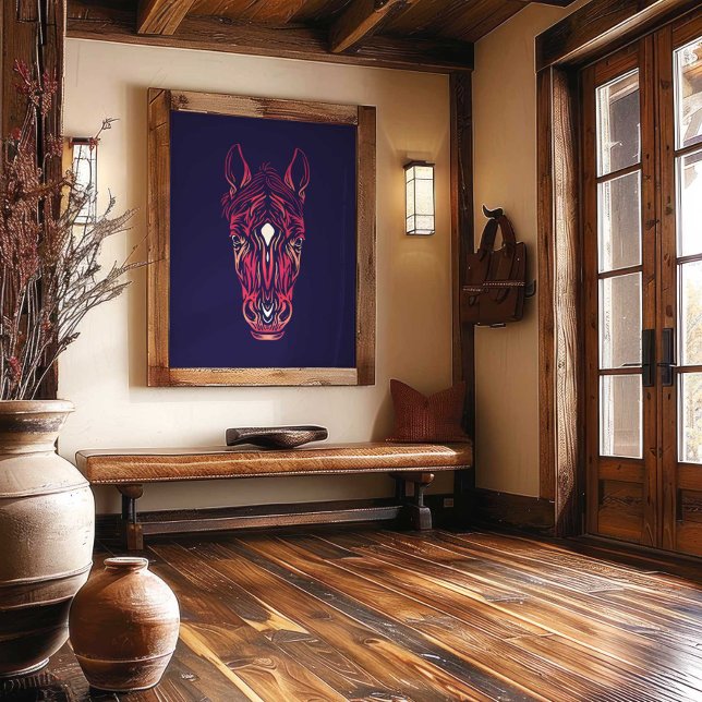 Chinese Zodiac Horse Wall Art Print Rustic Decor (Chinese Zodiac Horse Wall Art Print Rustic Farmhouse by TinkPrints.
)