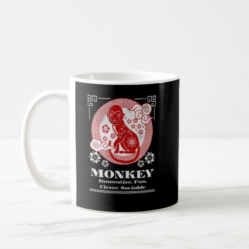 Chinese Zodiac Monkey Personality  Coffee Mug
