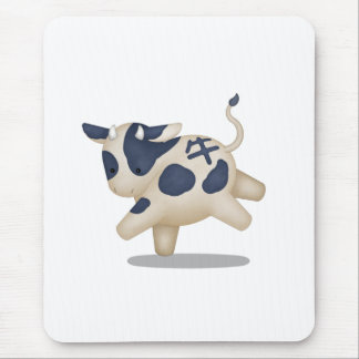 Chinese Zodiac Ox Cute Astrology Sign Mouse Pad