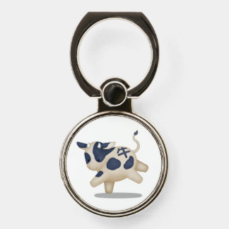 Chinese Zodiac Ox Sign with Chinese Character Phone Ring Stand