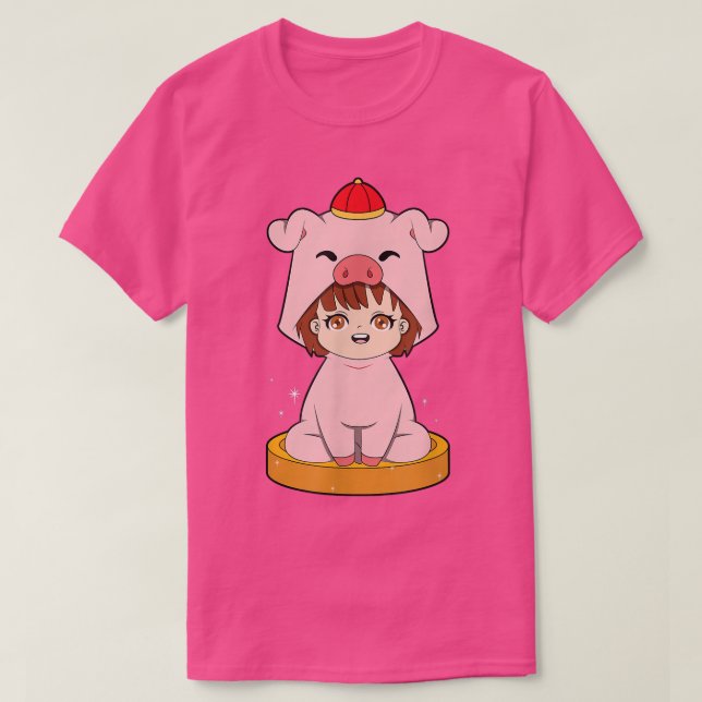 Chinese Zodiac Pig427  T-Shirt (Design Front)