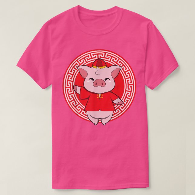 Chinese Zodiac Pig 422  T-Shirt (Design Front)