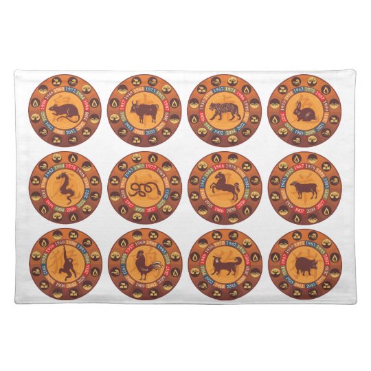 Chinese Zodiac Placemat | Zazzle.com