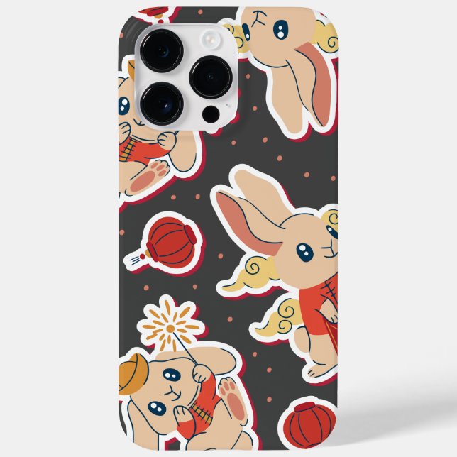Chinese Zodiac Rabbit Case-Mate iPhone Case (Back)
