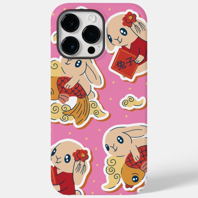 Chinese Zodiac Rabbit Case-Mate iPhone Case (Back)