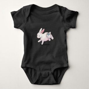 Chinese Zodiac Rabbit Cute Astrology Sign Baby Bodysuit