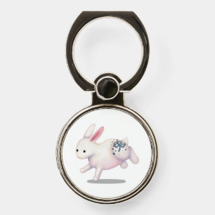 Chinese Zodiac Rabbit Cute Astrology Sign Phone Ring Stand