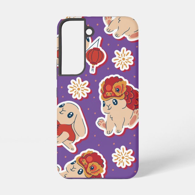 Chinese Zodiac Rabbit Samsung Galaxy Case (Back)