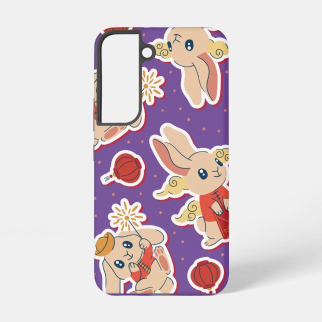 Chinese Zodiac Rabbit Samsung Galaxy Case (Back)