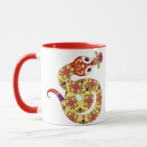 Chinese Zodiac Snake Colorful Series Mug