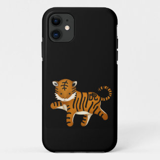 Chinese Zodiac Tiger Cute Astrology Sign iPhone 11 Case