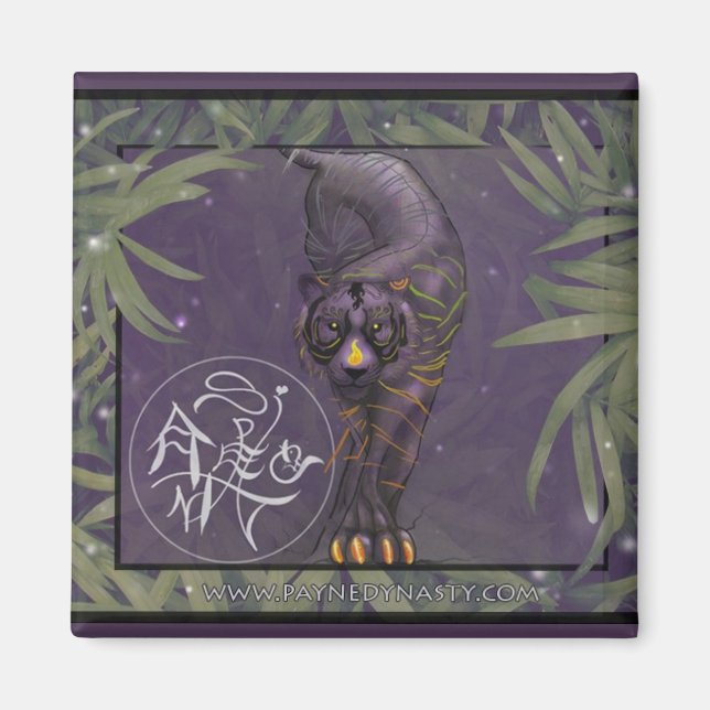 Chinese Zodiac Tiger Magnet (Front)