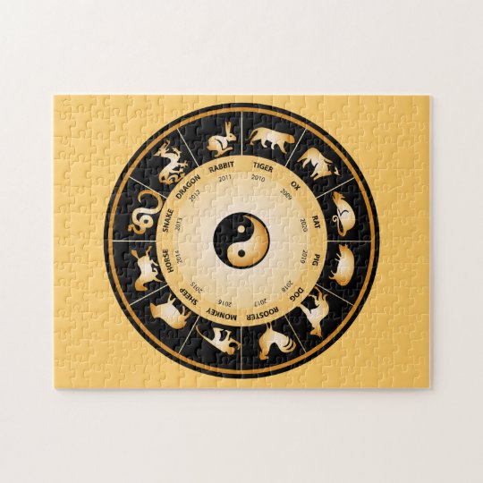 1000 Piece Zodiac Horoscope Round Jigsaw Puzzle - 26.7" Round Puzzle For Adults & Teens, Challenging Game