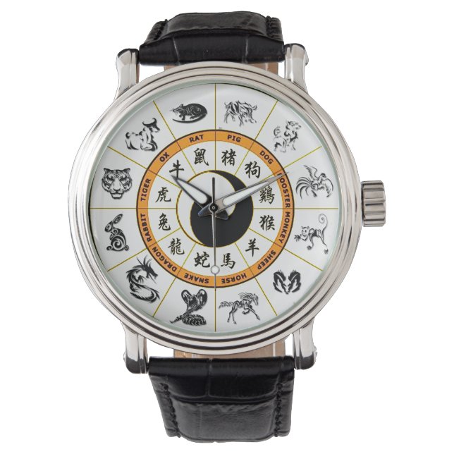 CHINESE ZODIAC WRIST WATCH (Front)