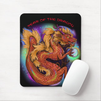 Chinese Zodiac Year of the Dragon 2024   Mouse Pad