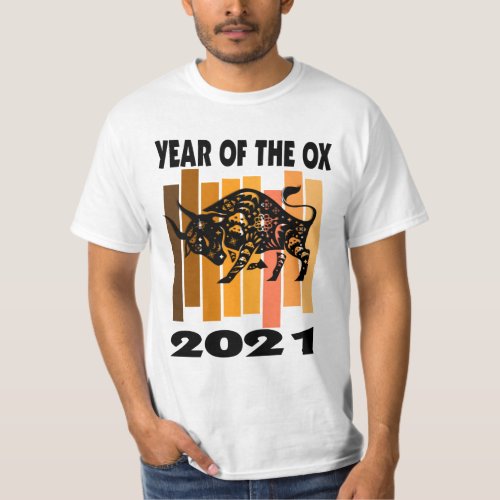 Chinese Zodiac Year Of The Ox 2021 T_Shirt