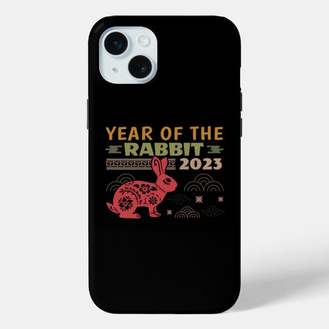 Chinese Zodiac Year of the Rabbit 2023 Case-Mate iPhone Case (Back)