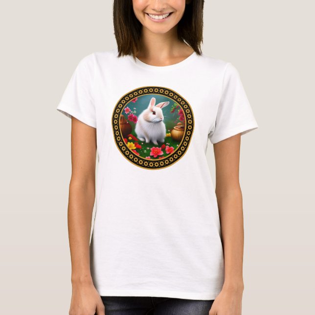 Chinese Zodiac Year Of The Rabbit Woman's T-Shirt  (Front)