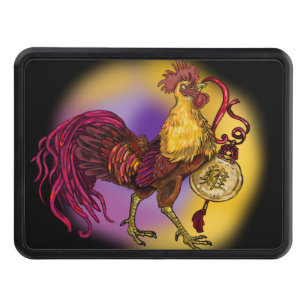 chinese zodiac year of the Rooster Hitch Cover