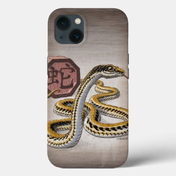 Chinese Zodiac Year Of The Snake Art  Iphone 13 Case by critterwings at Zazzle