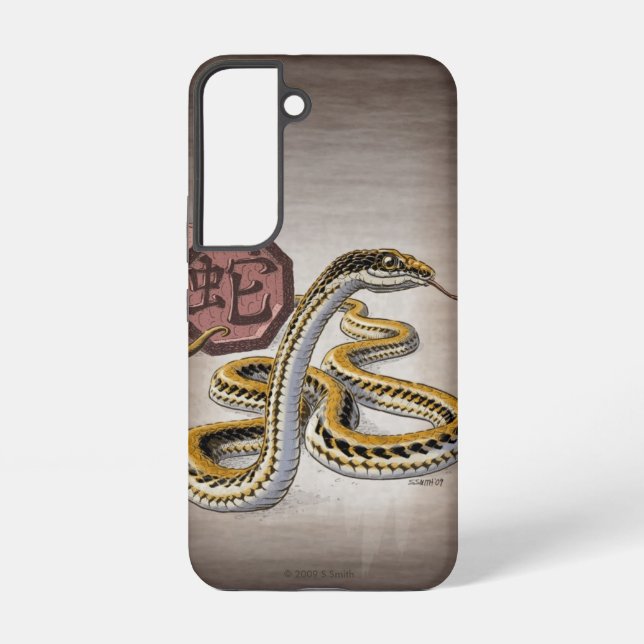 Chinese Zodiac Year of the Snake Art Samsung Galaxy Case (Back)