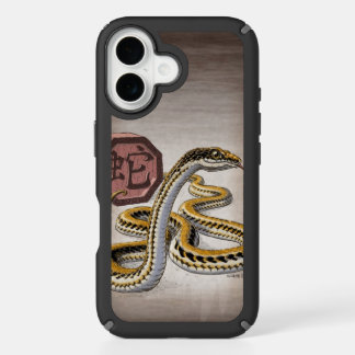 Chinese Zodiac Year of the Snake Art iPhone 16 Case