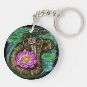 Chinese zodiac year of the snake keychain