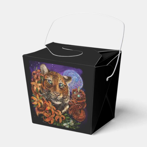 Chinese Zodiac Year of the Tiger 2022 New Art Favor Boxes