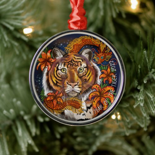 Chinese zodiac year of the Tiger Ornament