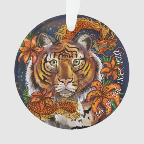 Chinese zodiac year of the Tiger Ornament