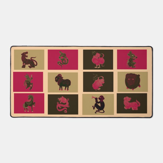 Chinese Zodiak Desk Mat (Front)