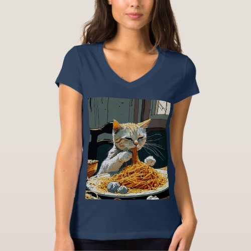 ChineseCatStyleTshirt  FashionablestyleofChineseca T_Shirt