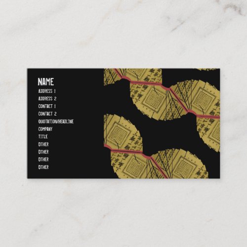 Chinesejapanesmegafandesign, Name, Address 1, A... Business Card Templates