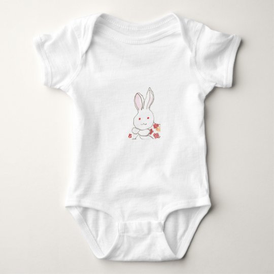 chinesenewyearrabbit baby bodysuit