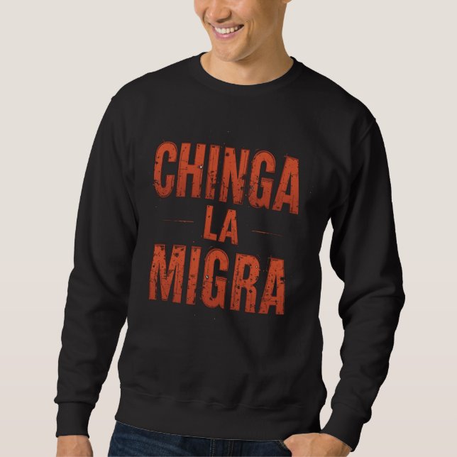 Chinga La Migra Shirt – Bold Protest & Activism (Front)