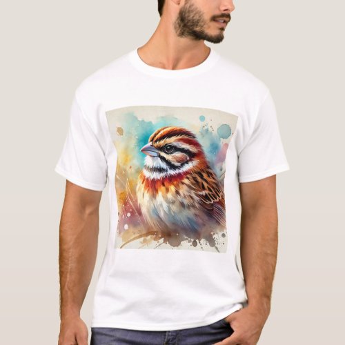 Chingolo campestre 250624AREF113 _ Watercolor T_Shirt