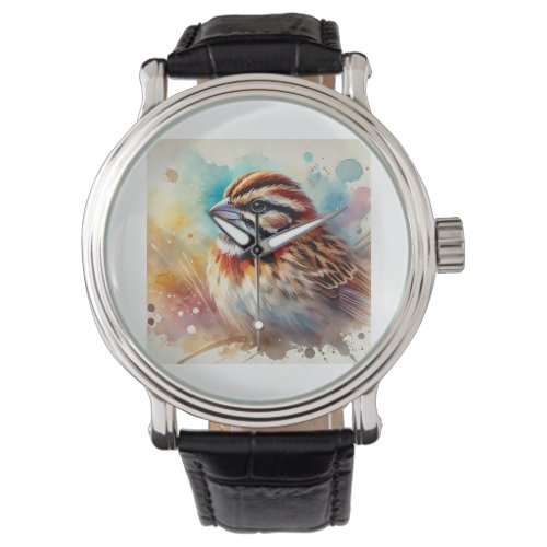 Chingolo campestre 250624AREF113 _ Watercolor Watch
