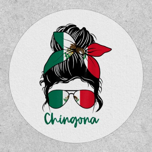 Chingona Girl Mexico girl Mexican  Patch