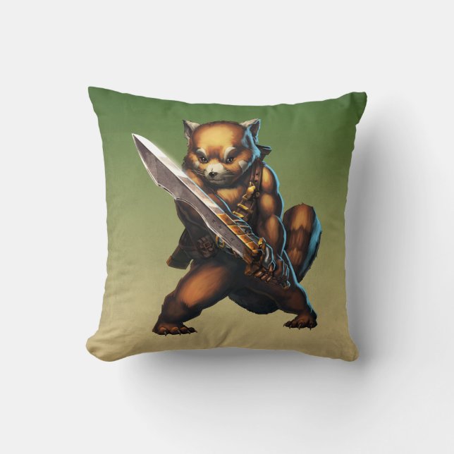 Chingu Throw Pillow (Front)