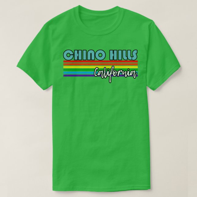 Chino Hills California Pride  Chino Hills LGBT Gif T-Shirt (Design Front)