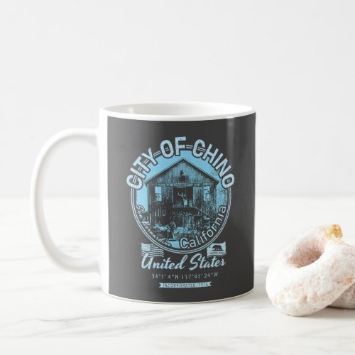 CHINO SAN BERNARDINO CALIFORNIA _ CITY OF CHINO CA COFFEE MUG