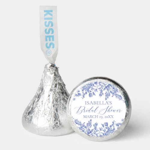 Chinoise French Victorian Blue Bridal Shower Hersheys Kisses