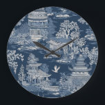Chinoiserie 2 Wall Clock<br><div class="desc">Beautifully illustrated designed to meet your unique style</div>