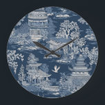 Chinoiserie 2 Wall Clock<br><div class="desc">Beautifully illustrated designed to meet your unique style</div>