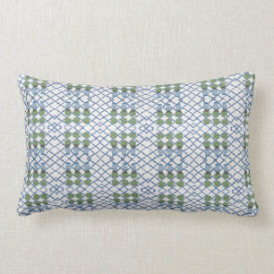 Chinoiserie Bamboo Topiaries Topiary  Lumbar Pillow