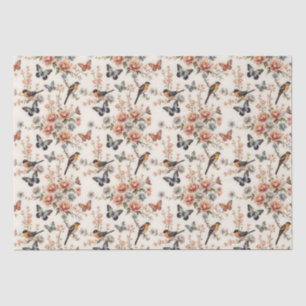 Chinoiserie Bird and Butterfly Harmony Tissue Paper