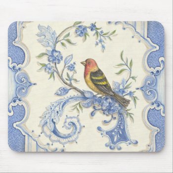 Chinoiserie Bird Mousepad From Kate Mcrostie by mlaviola at Zazzle