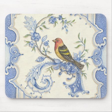 Chinoiserie Bird Mousepad From Kate Mcrostie