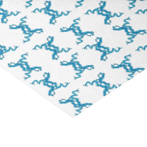 Chinoiserie Blue Chinese Dragons  Tissue Paper