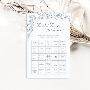 Chinoiserie Bridal Bingo Find The Guest Game